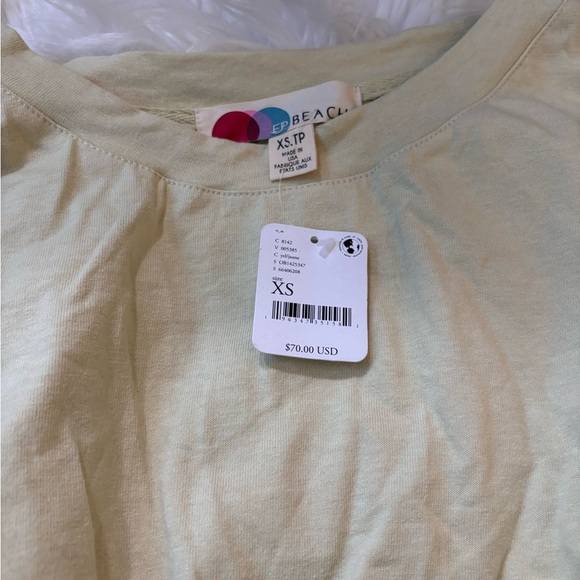 Free People Beach Shirt Mini Dress XS - Picture 3 of 5